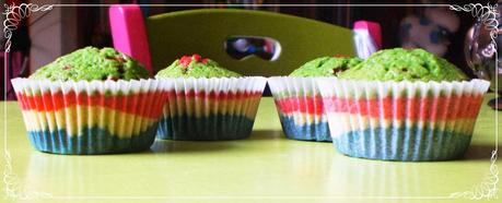 Cupcakes Arcoiris