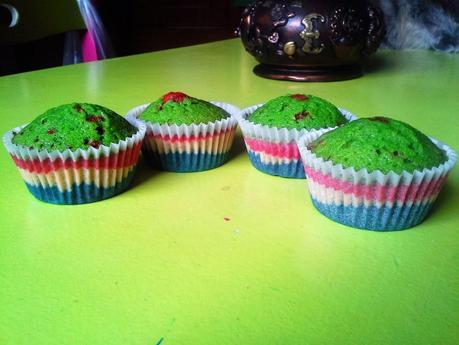 Cupcakes Arcoiris