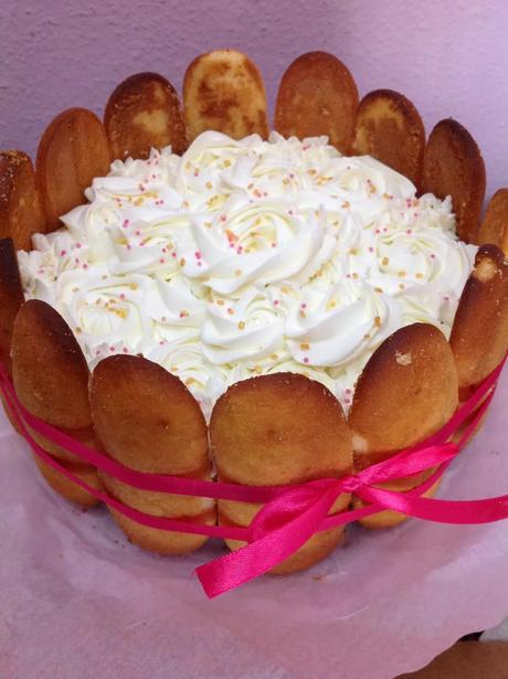 FALSA CHARLOTTE-TARTA DE TRES CHOCOLATES EN THERMOMIX