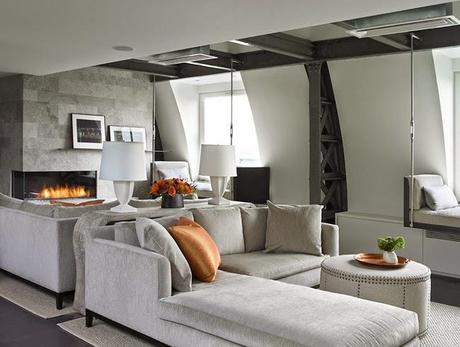 Penthouse Minimalista Rustico en New York