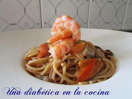 Spaghetti DiaBalance a la marinera