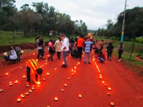 Procesión de la Dolorosa. Tañarandy. Misiones. Paraguay