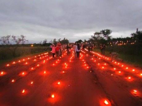 Procesión de la Dolorosa. Tañarandy. Misiones. Paraguay