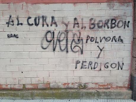 AL CURA Y AL BORBÓN, PÓLVORA Y PERDIGÓN.