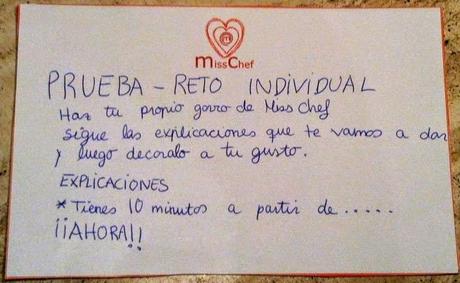 MissChef: Gorro cocinero