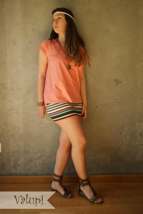 Outfit low cost: Falda modern tribal