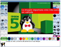 Importar o exportar imágenes en Lihuen con TuxPaint. Importar o exportar imágenes en Lihuen con TuxPaint.