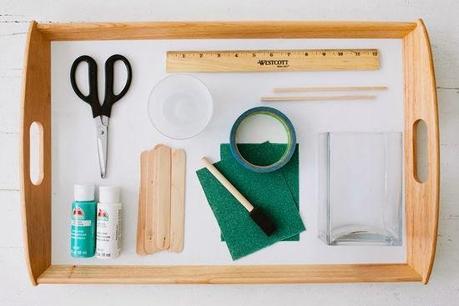 Diy.....un jarron con palitos para el Día de la Madre
