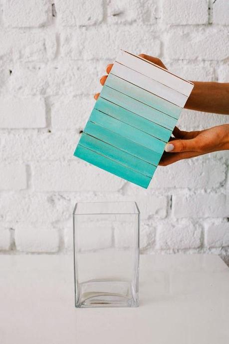 Diy.....un jarron con palitos para el Día de la Madre