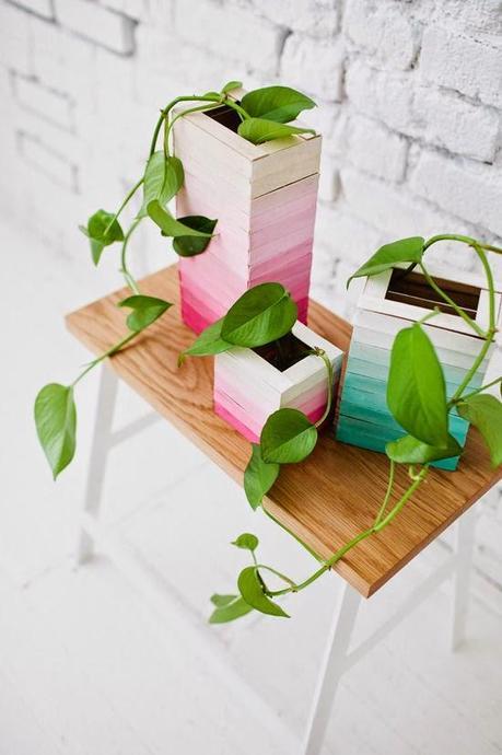 Diy.....un jarron con palitos para el Día de la Madre