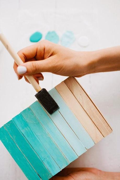 Diy.....un jarron con palitos para el Día de la Madre