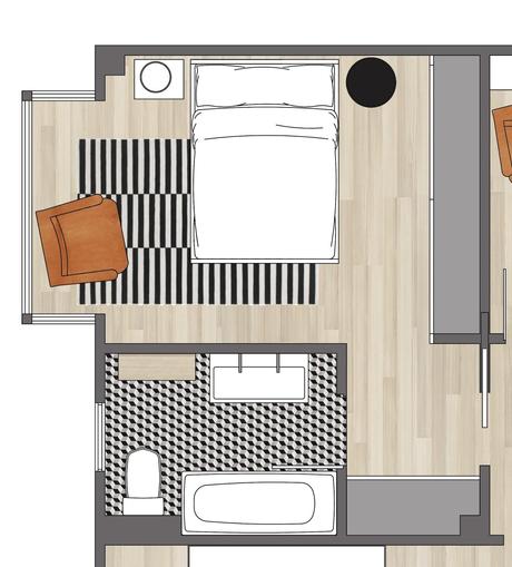 DELEITE PROYECTOS: UN DORMITORIO PARA MARI CARMEN Y GONZALO