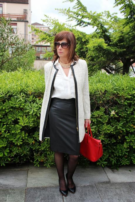 MIS LOOKS - FALDA LÁPIZ Y ABRIGO DE PRIMAVERA