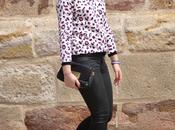 Pink leopard Sweater