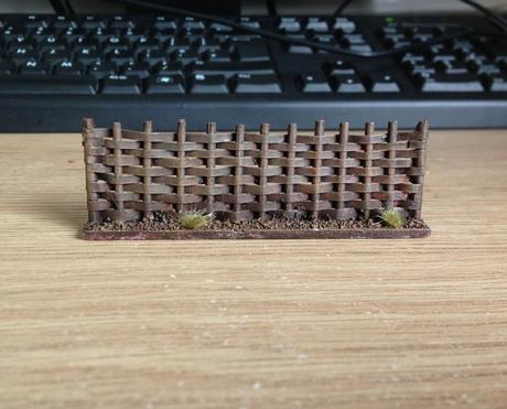 Do You Have A Flag?: Simple Scenery: Making 28mm Wattle Fences