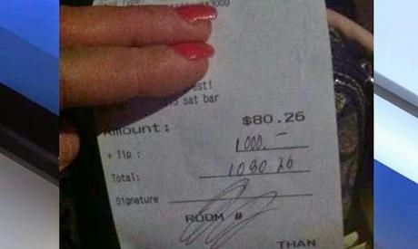 Una gran propina para operar una mascota