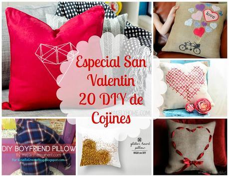 Especial San Valentin 20 DIY de Cojines