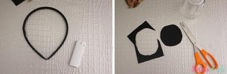 DIY Diadema de plumas