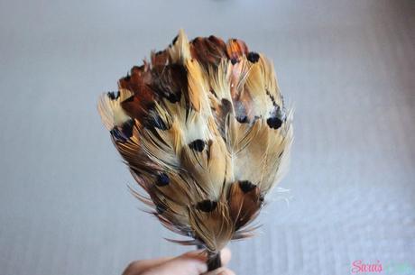DIY Diadema de plumas DIY Diadema de plumas