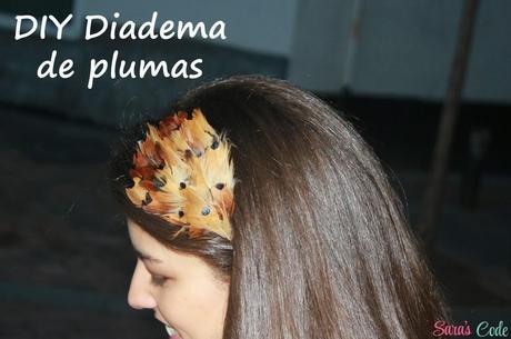 DIY Diadema de plumas DIY Diadema de plumas