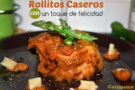 carne, rollitos de solomillo, rollitos de carne, recetas de carne, espárragos trigueros, castañas, salsa, quesos, recetas originales, 