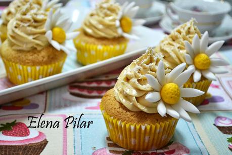 Cupcakes de coco y dulce de leche