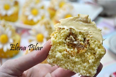 Cupcakes de coco y dulce de leche