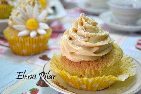 Cupcakes de coco y dulce de leche