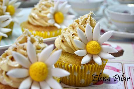 Cupcakes de coco y dulce de leche
