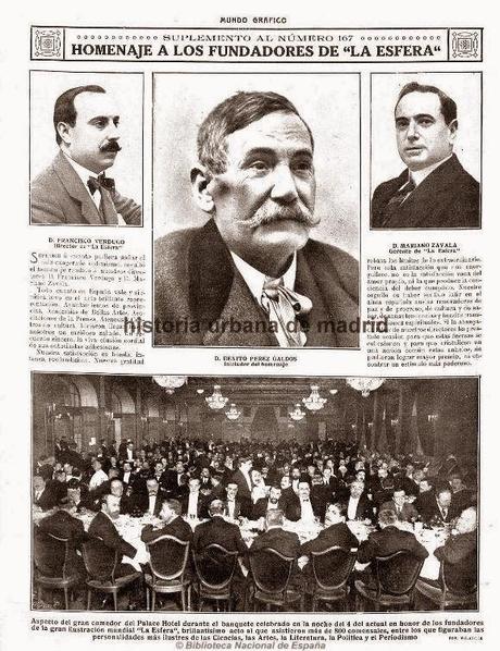 Madrid y Galdós. La Esfera y la hermana muerta. Madrid, 1915