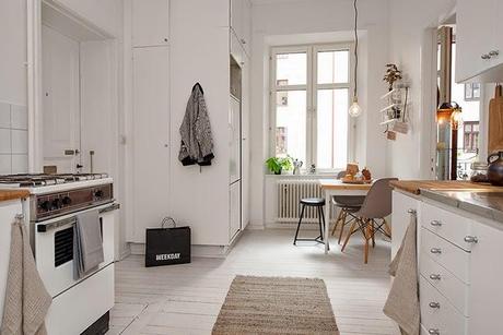 Toques de Color y Estilo Rustico en Suecia