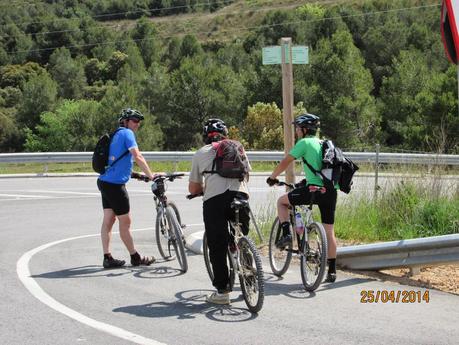 Begues - Olesa - Castell d' Olerdola - Pantano de Foix - Vilanova   25/04/2014