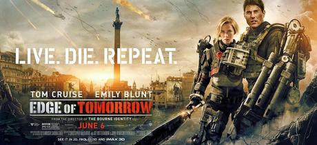 EMILY BLUNT Y TOM CRUISE COMPARTEN ESCENARIO EN EL NUEVO BANNER DE 'AL FILO DEL MAÑANA'
