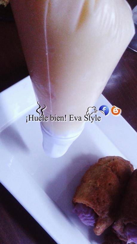 Petit rellenos de crema pastelera