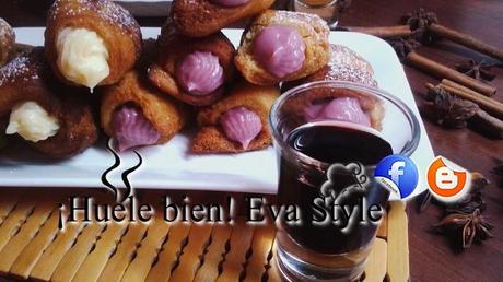 Petit rellenos de crema pastelera