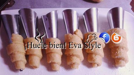 Petit rellenos de crema pastelera