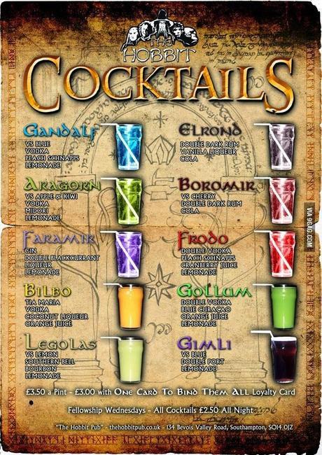 Los coctels de The Hobbit