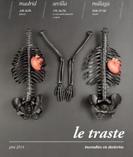 Le Traste siguen presentando en vivo 'Incendios en Desiertos'