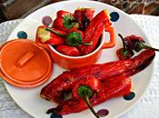 Pimientos rojos capi rellenos tortilla patata