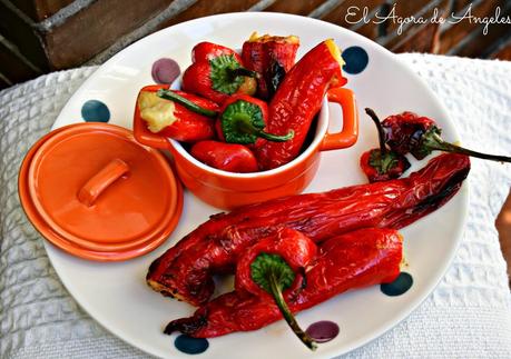 PIMIENTOS ROJOS CAPI RELLENOS DE TORTILLA DE PATATA