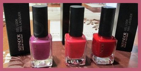 uu Feliz con mis lacas de uñas de Skeyndor 