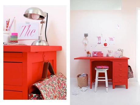 Decoración en rojo y rosa decoracion-escandinava-rojo-rosa-04