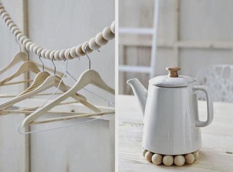 DECORACIÓN NATURAL CON BOLAS DE MADERA