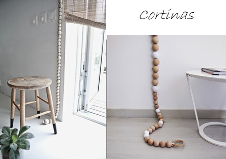DECORACIÓN NATURAL CON BOLAS DE MADERA