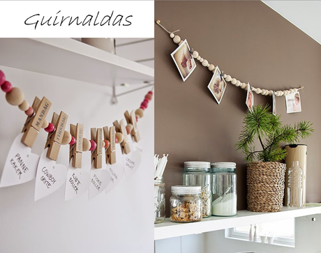 DECORACIÓN NATURAL CON BOLAS DE MADERA