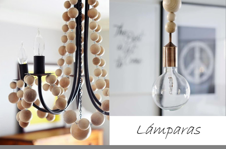 DECORACIÓN NATURAL CON BOLAS DE MADERA