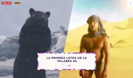 Tipp-Ex está de vuelta con el oso y el cazador en un nuevo anuncio interactivo