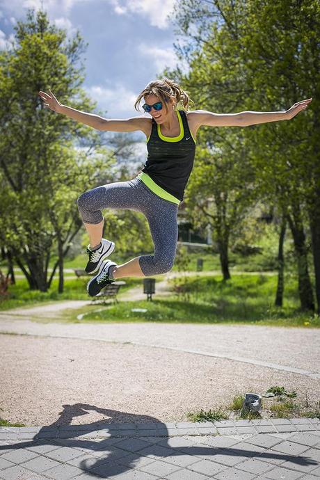 beauty, LifeStyle, OUTFITS, nike, women, running, training, 41 eyewear, fluor trend, just do it, serrano 19, jumping, cristina blanco, guiadeestilo, guia de estilo ,styleguide, blogs de moda, women sports, blogs de moda, spanish blogger