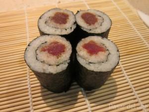 corte, maki, sushi, makizushi