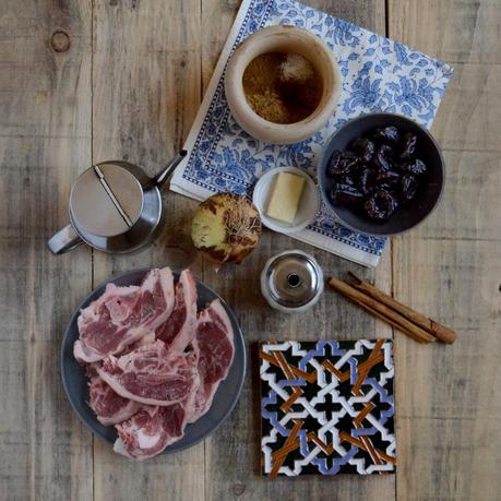 TAJINE DE CORDERO Y CIRUELAS